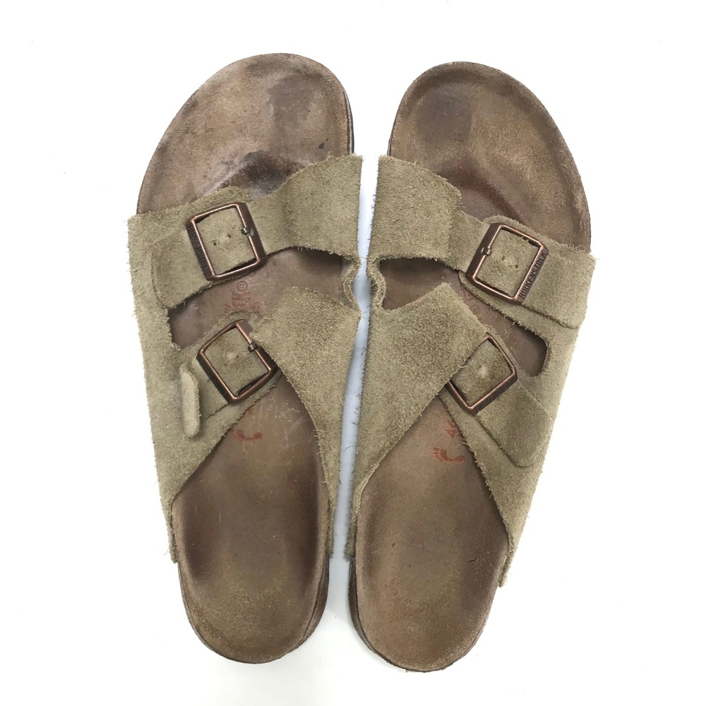 Birkenstock Arizona Tan Suede Sandals